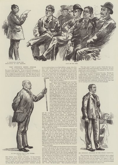 De staking van de omnibusmannen door William Douglas Almond
